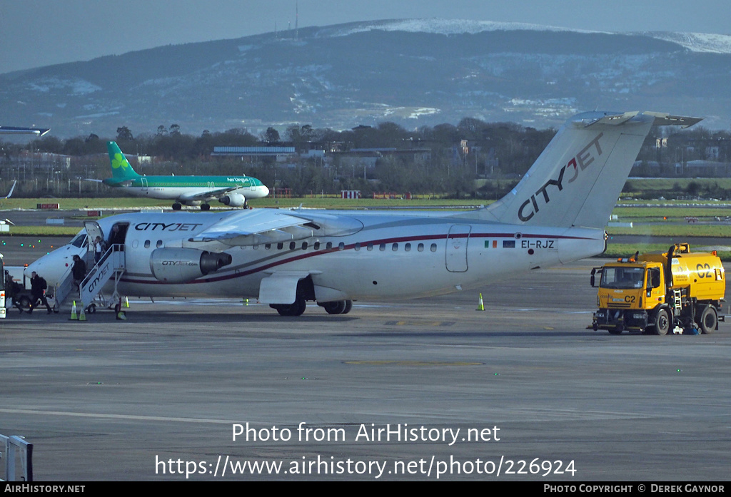 Aircraft Photo of EI-RJZ | British Aerospace Avro 146-RJ85 | CityJet | AirHistory.net #226924