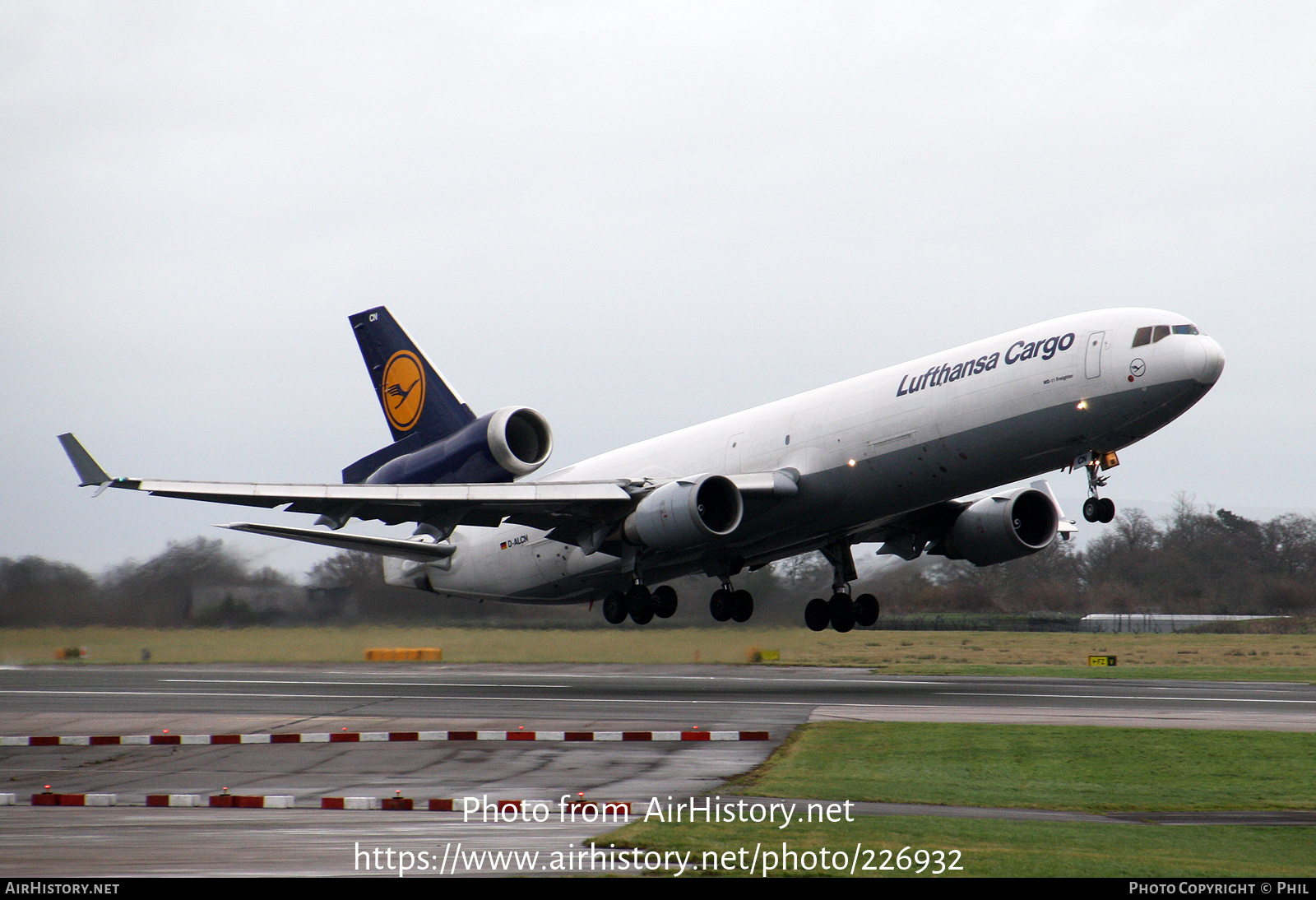 Aircraft Photo of D-ALCN | McDonnell Douglas MD-11F | Lufthansa Cargo | AirHistory.net #226932