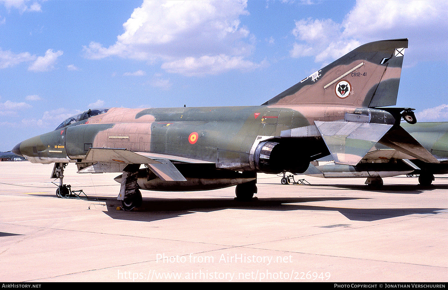 Aircraft Photo of CR12-41 | McDonnell Douglas RF-4C Phantom II | Spain - Air Force | AirHistory.net #226949