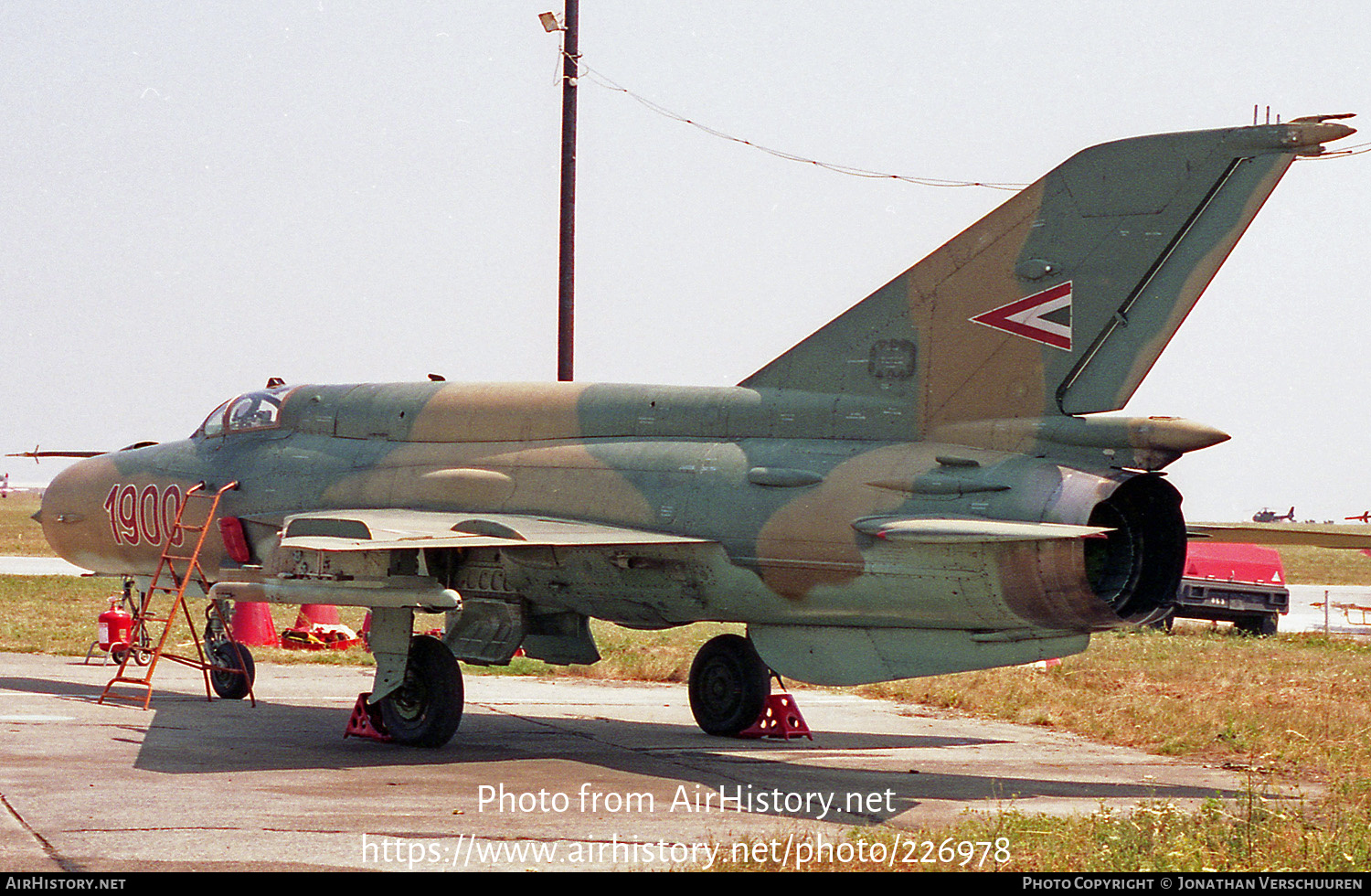 Aircraft Photo of 1900 | Mikoyan-Gurevich MiG-21bis | Hungary - Air Force | AirHistory.net #226978