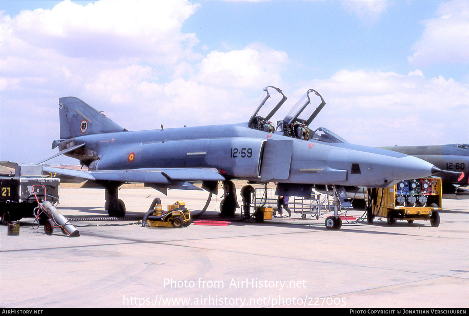 Aircraft Photo of CR12-50 | McDonnell Douglas RF-4C Phantom II | Spain - Air Force | AirHistory.net #227005