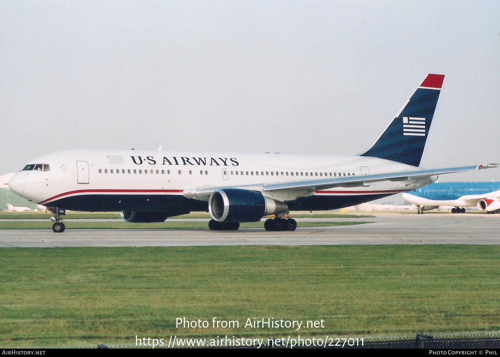 Aircraft Photo of N256AY | Boeing 767-2B7/ER | US Airways | AirHistory.net #227011