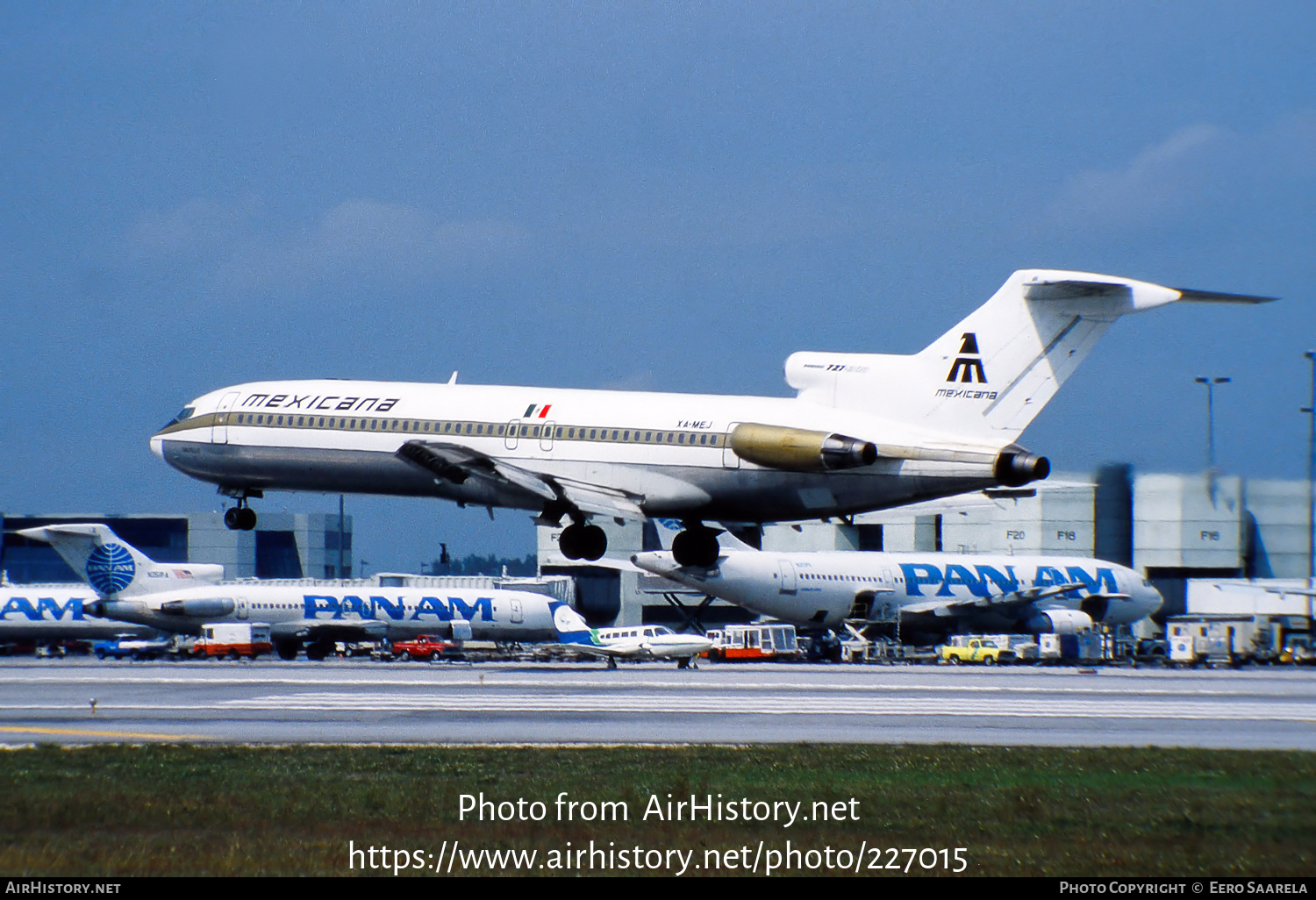 Aircraft Photo of XA-MEJ | Boeing 727-264 | Mexicana | AirHistory.net #227015