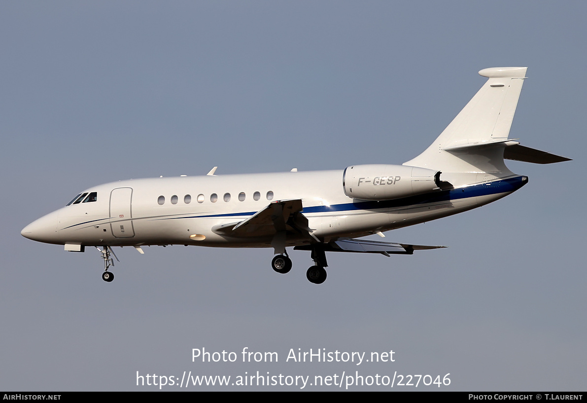 Aircraft Photo of F-GESP | Dassault Falcon 2000 | Dassault | AirHistory.net #227046