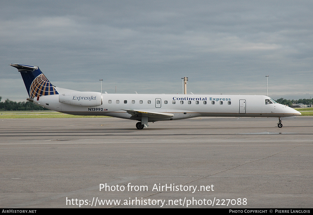 Aircraft Photo of N13992 | Embraer ERJ-145LR (EMB-145LR) | Continental Express | AirHistory.net #227088