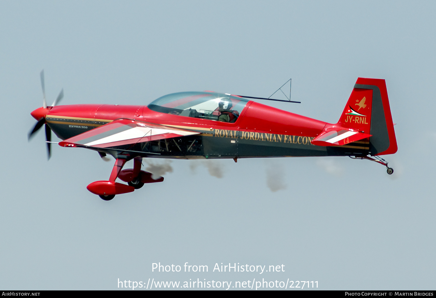 Aircraft Photo of JY-RNL | Extra EA-300S | Royal Jordanian Falcons | AirHistory.net #227111