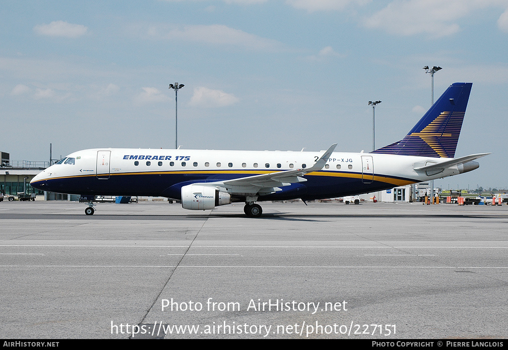 Aircraft Photo of PP-XJG | Embraer 175LR (ERJ-170-200LR) | Embraer | AirHistory.net #227151