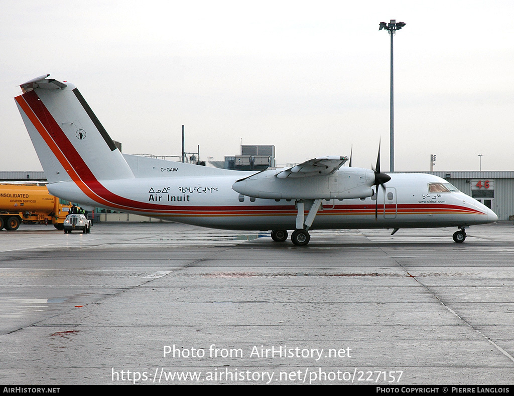 Aircraft Photo of C-GAIW | De Havilland Canada DHC-8-102 Dash 8 | Air Inuit | AirHistory.net #227157