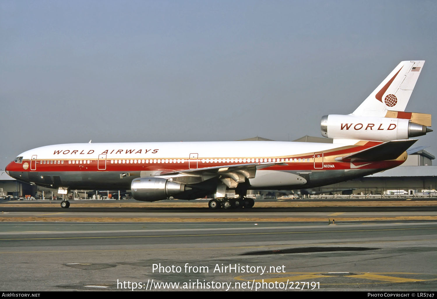 Aircraft Photo of N113WA | McDonnell Douglas DC-10-30CF | World Airways | AirHistory.net #227191