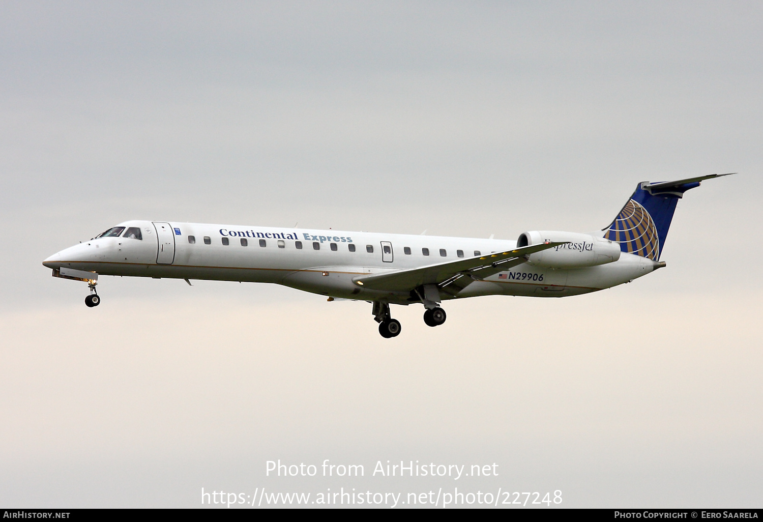 Aircraft Photo of N29906 | Embraer ERJ-145LR (EMB-145LR) | Continental Express | AirHistory.net #227248