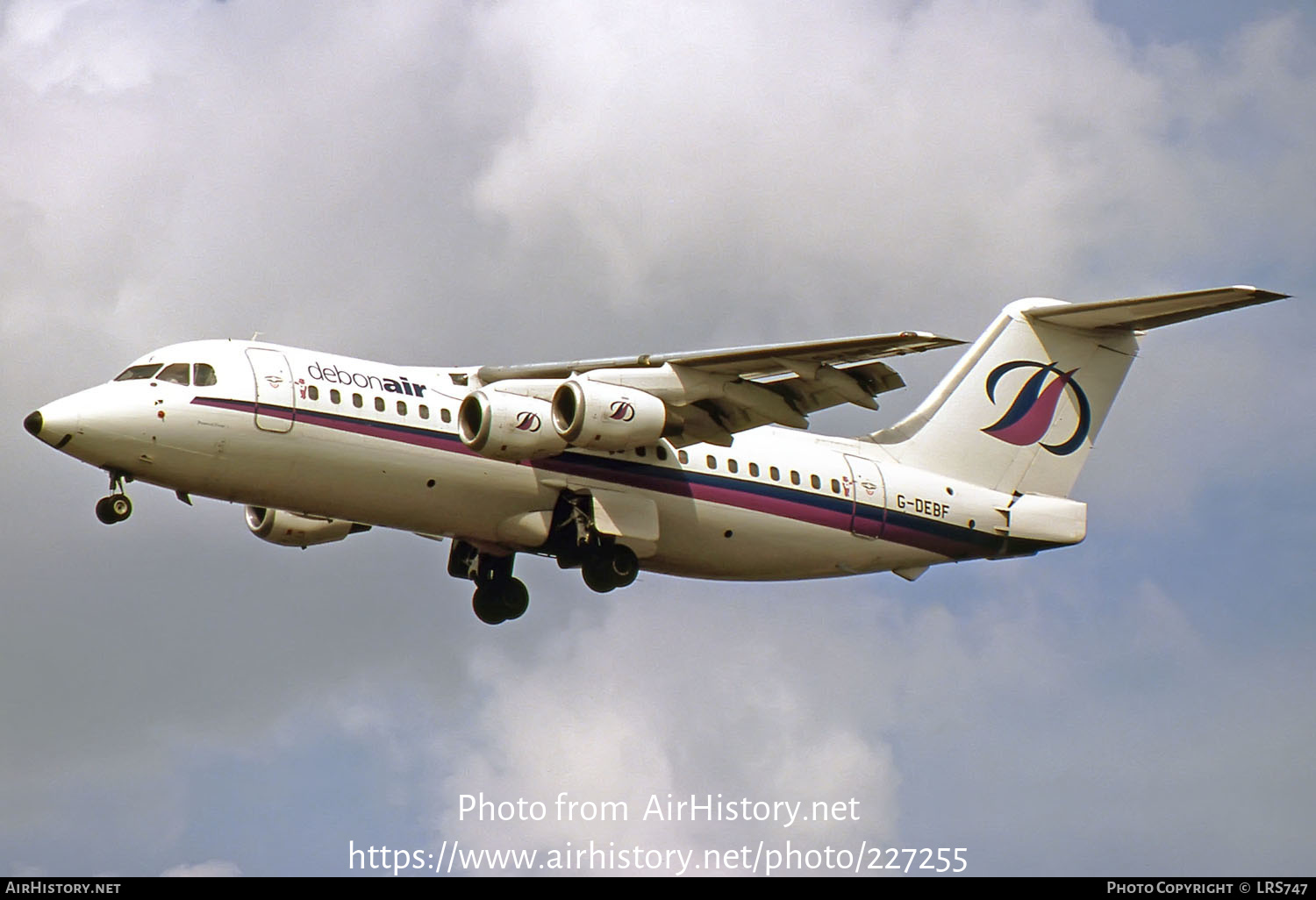 Aircraft Photo of G-DEBF | British Aerospace BAe-146-200 | Debonair Airways | AirHistory.net #227255