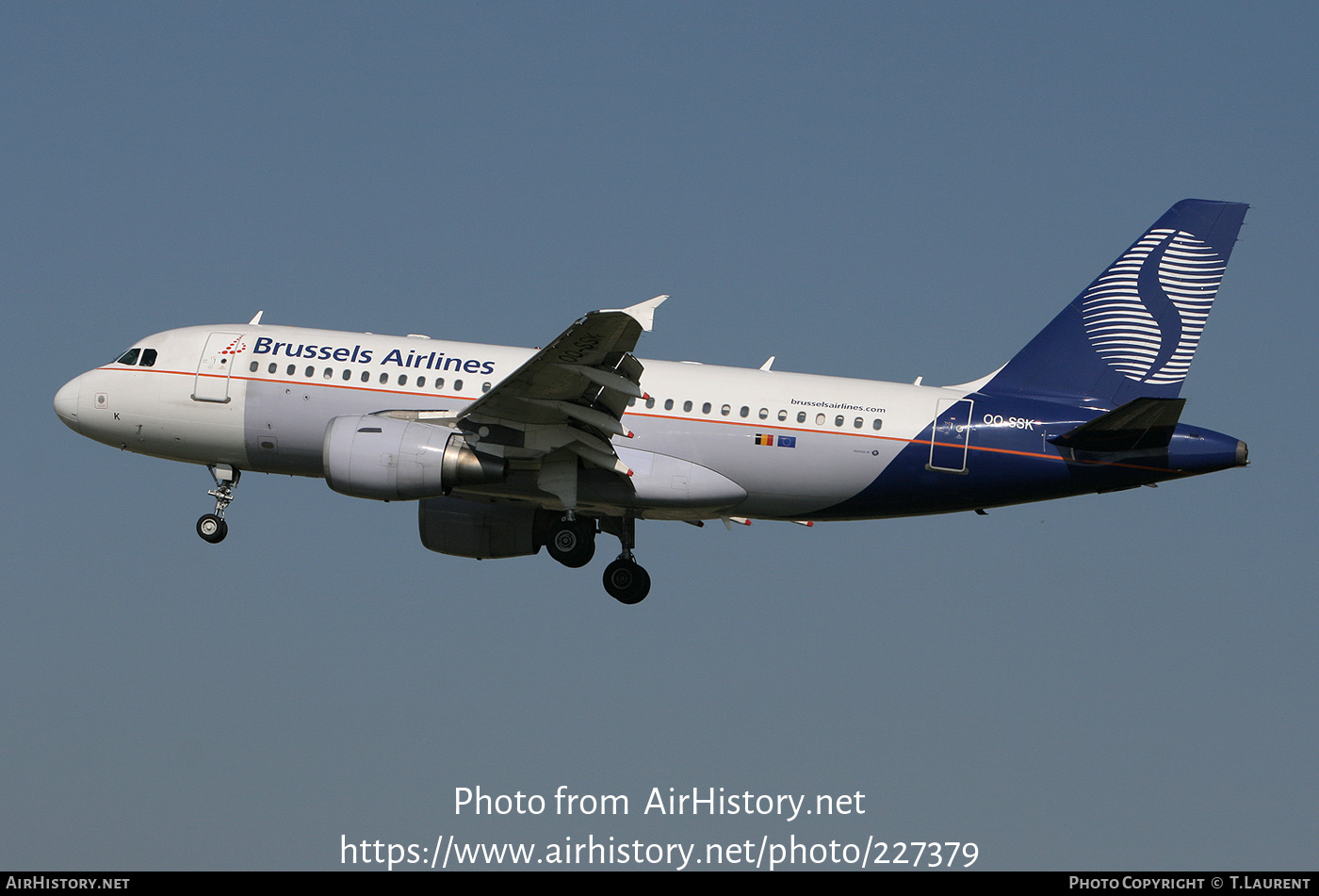 Aircraft Photo of OO-SSK | Airbus A319-112 | Brussels Airlines | AirHistory.net #227379