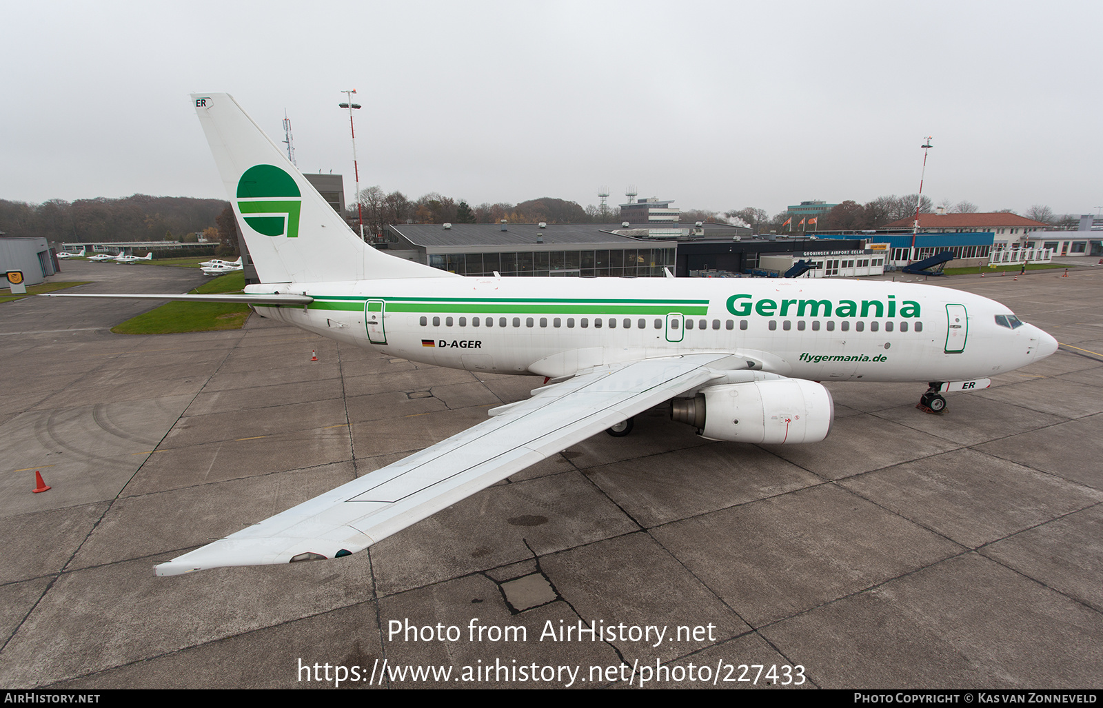 Aircraft Photo of D-AGER | Boeing 737-75B | Germania | AirHistory.net #227433