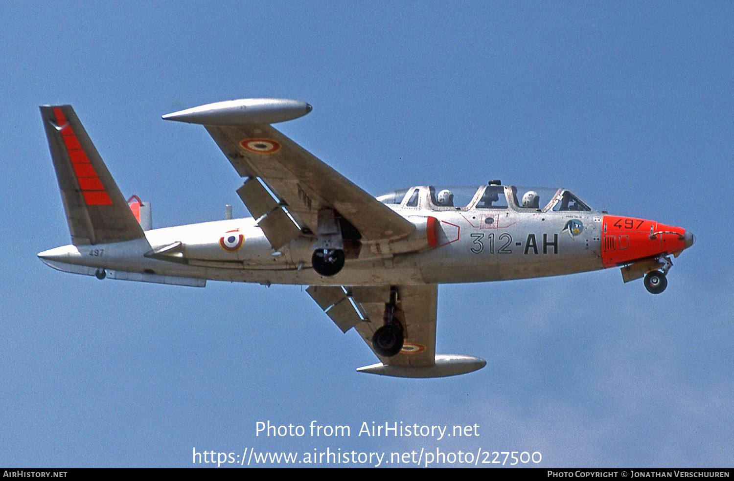 Aircraft Photo of 497 | Fouga CM-170 Magister | France - Air Force | AirHistory.net #227500