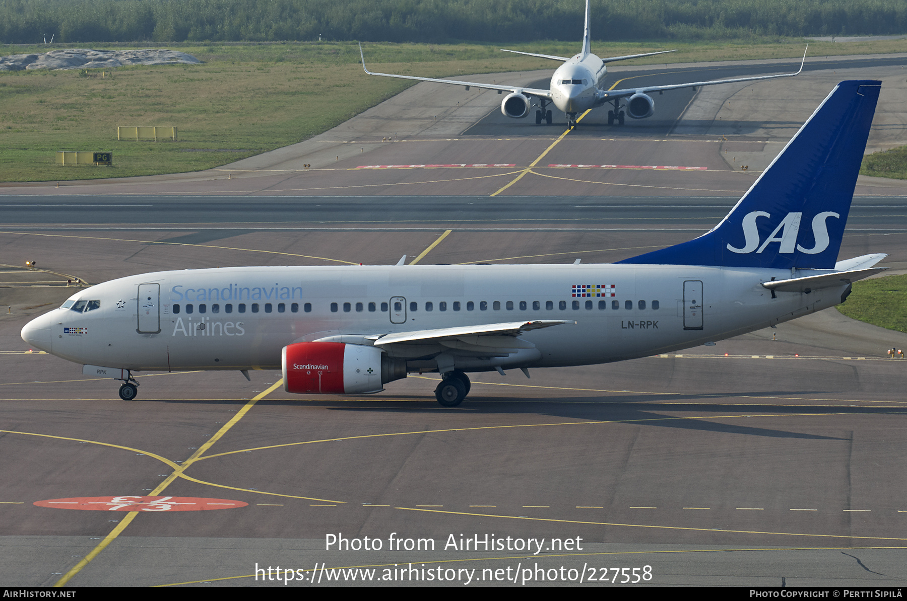 Aircraft Photo of LN-RPK | Boeing 737-783 | Scandinavian Airlines - SAS | AirHistory.net #227558