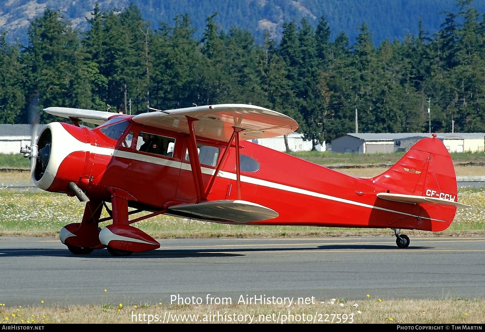 Aircraft Photo of CF-CCW | Waco AQC-6 | AirHistory.net #227593