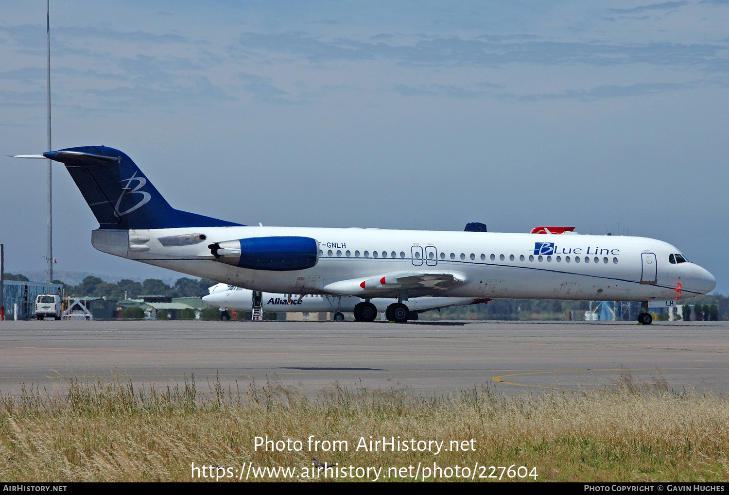 Aircraft Photo of F-GNLH | Fokker 100 (F28-0100) | Blue Line | AirHistory.net #227604