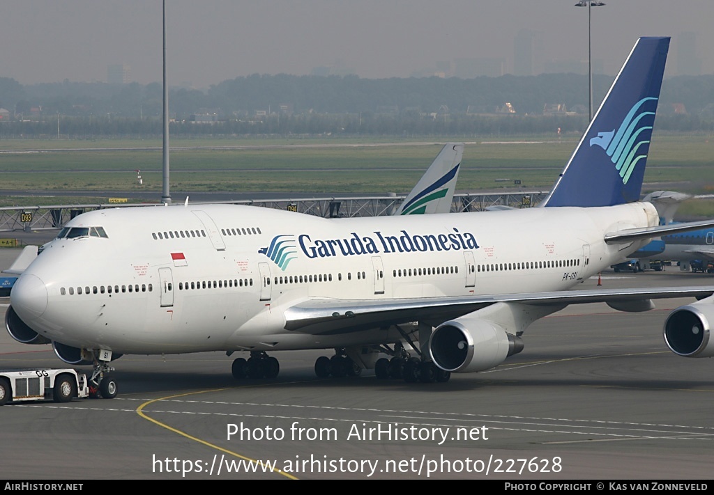 Aircraft Photo of PK-GSI | Boeing 747-441 | Garuda Indonesia | AirHistory.net #227628