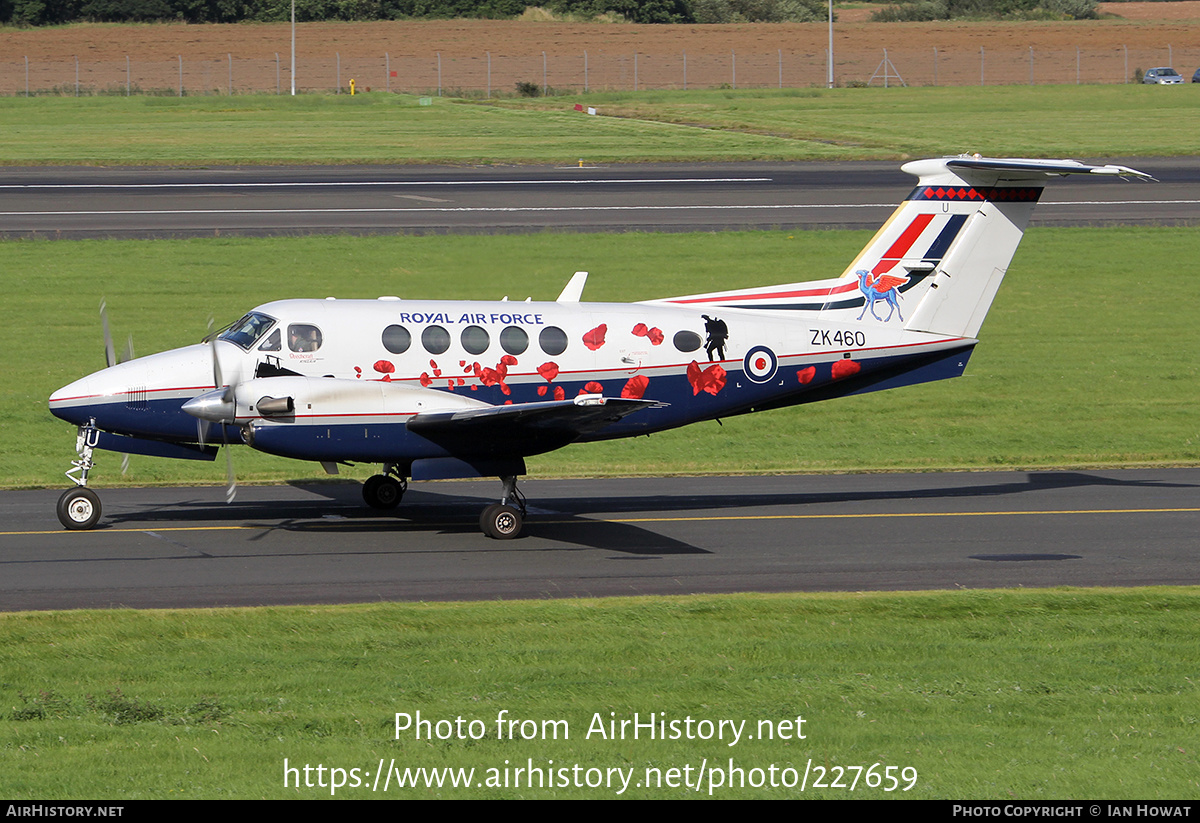 Aircraft Photo of ZK460 | Hawker Beechcraft B200GT King Air | UK - Air Force | AirHistory.net #227659