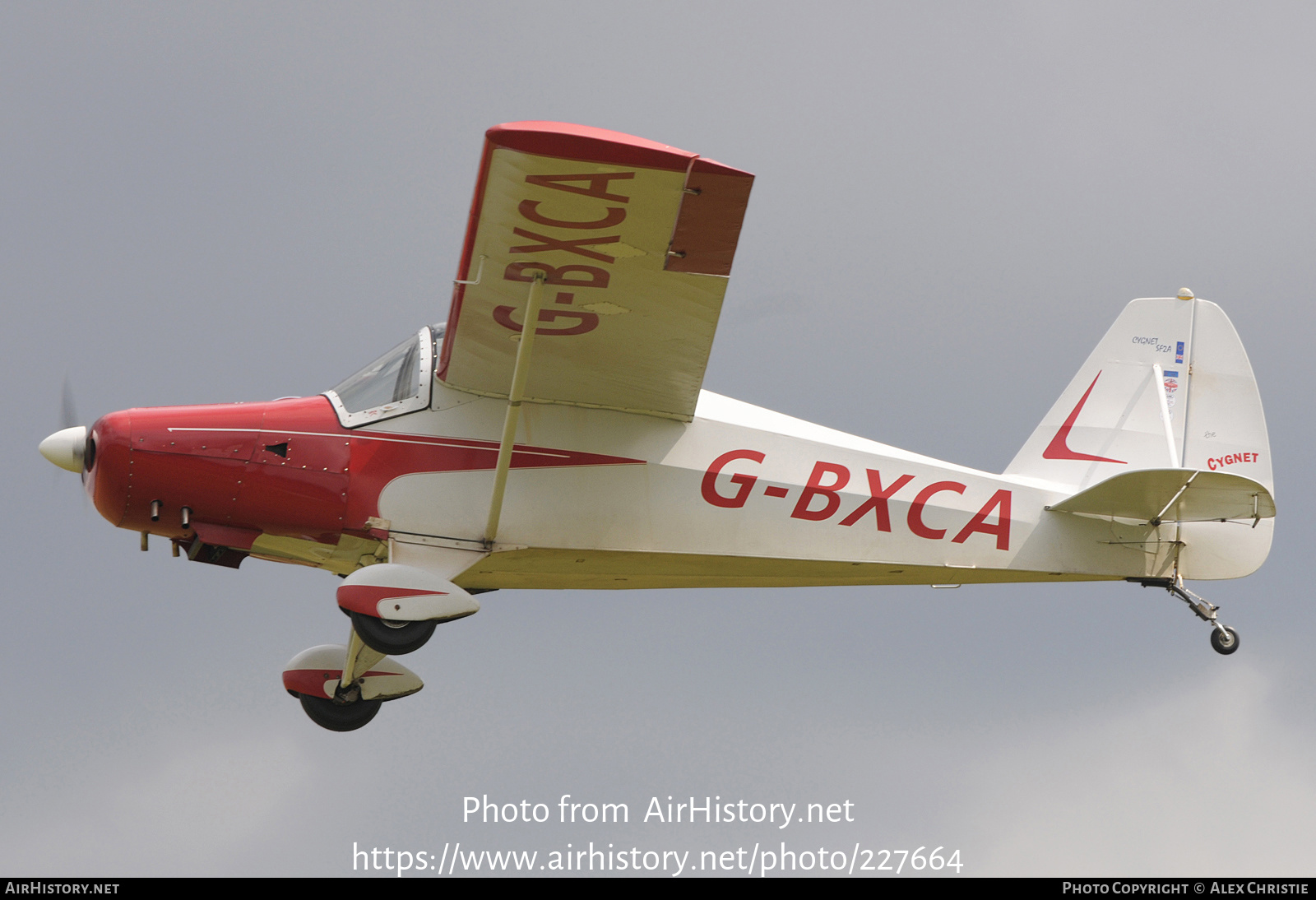 Aircraft Photo of G-BXCA | HAPI Cygnet SF-2A | AirHistory.net #227664