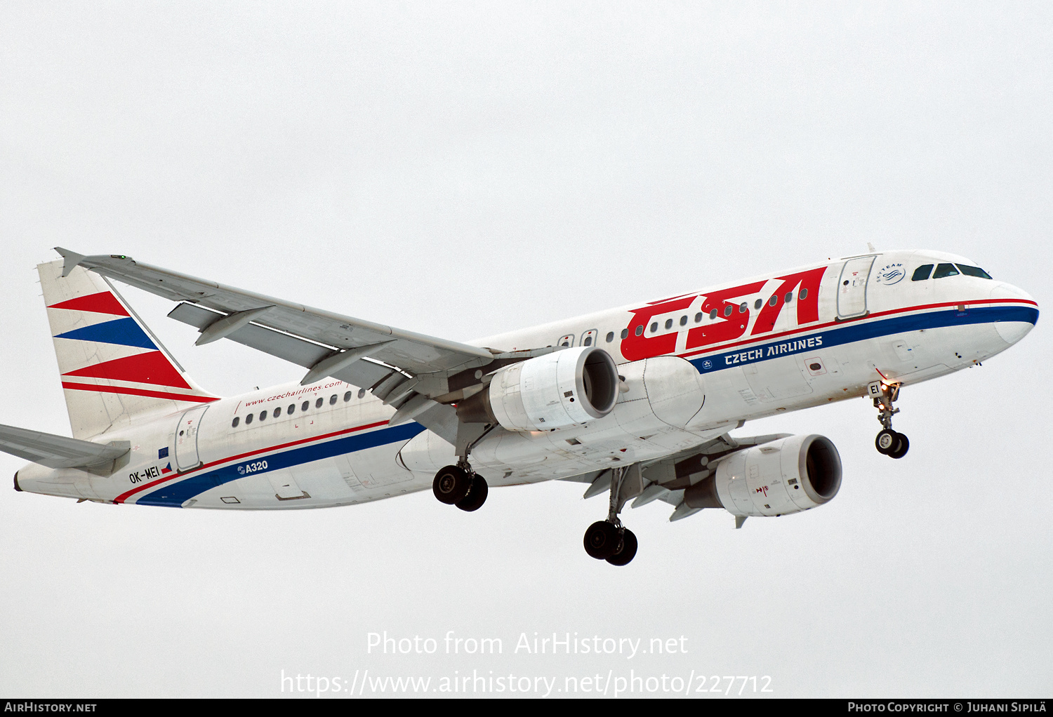 Aircraft Photo of OK-MEI | Airbus A320-214 | ČSA - Czech Airlines | AirHistory.net #227712