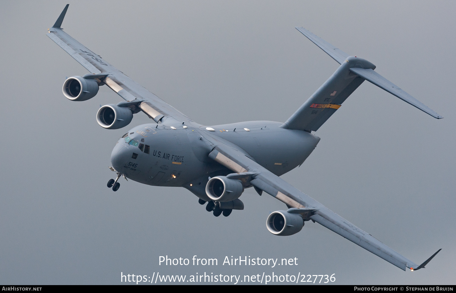 Aircraft Photo of 05-5145 / 55145 | Boeing C-17A Globemaster III | USA - Air Force | AirHistory.net #227736