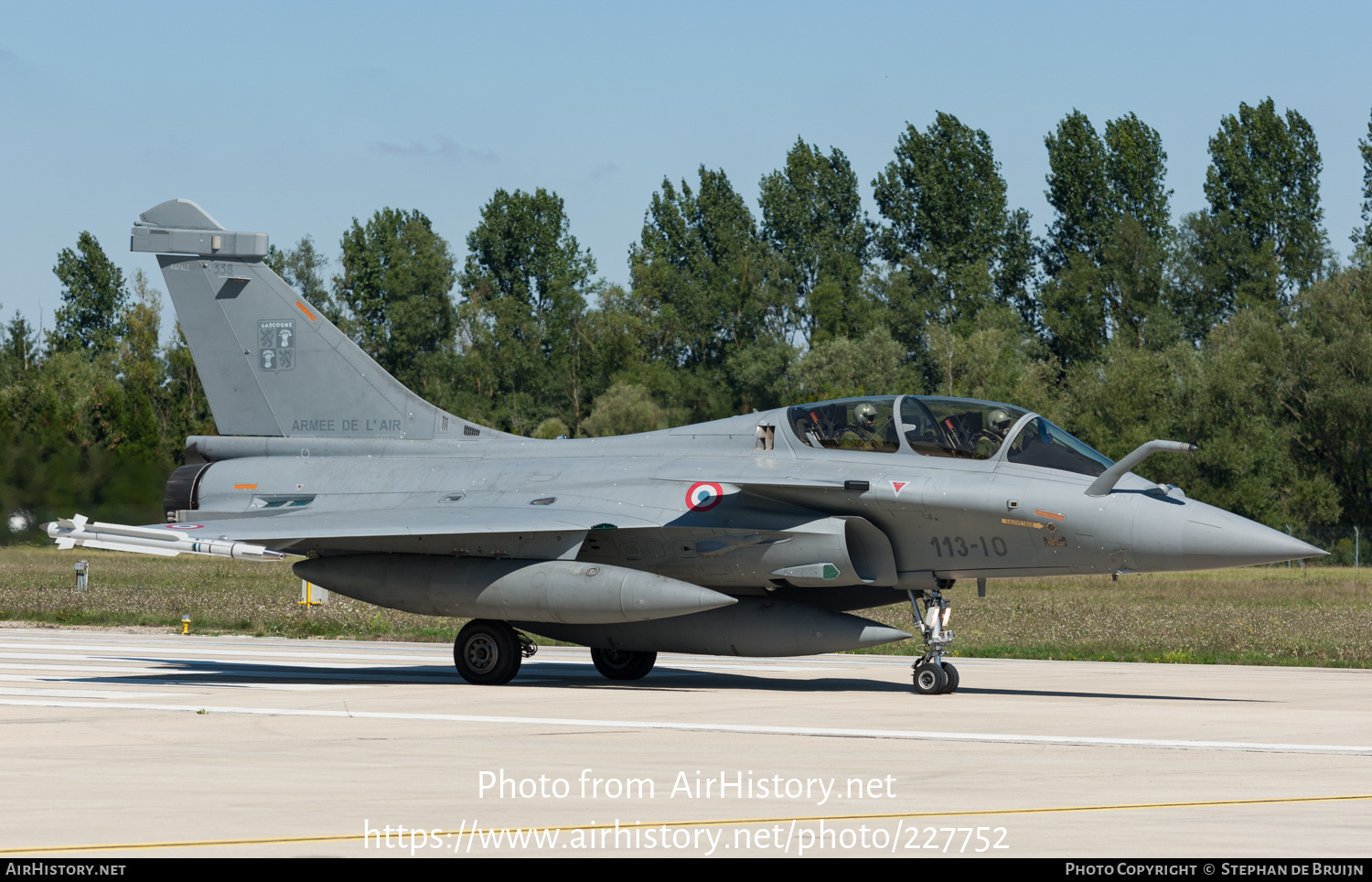 Aircraft Photo of 338 | Dassault Rafale B | France - Air Force | AirHistory.net #227752