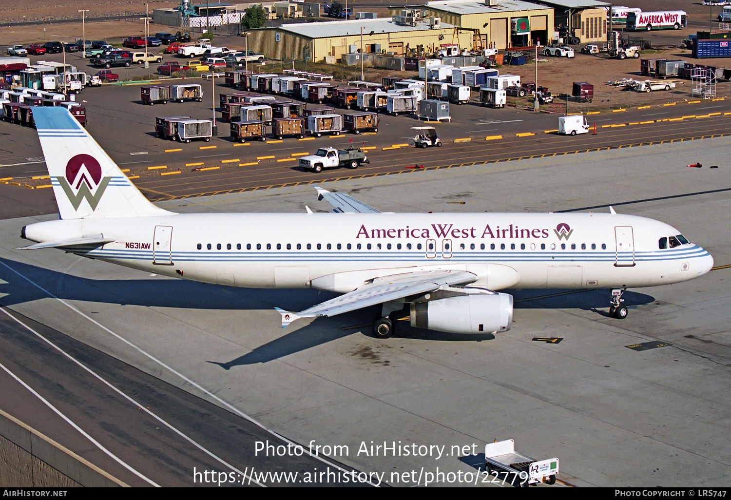 Aircraft Photo of N631AW | Airbus A320-231 | America West Airlines | AirHistory.net #227792