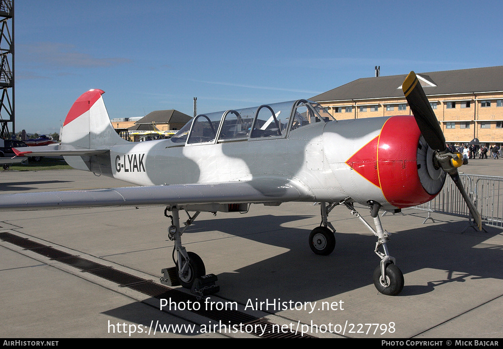 Aircraft Photo of G-LYAK | Yakovlev Yak-52 | AirHistory.net #227798