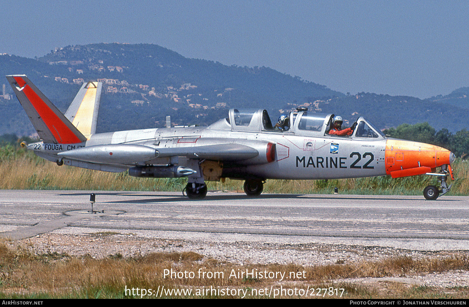 Aircraft Photo of 22 | Fouga CM-175 Zéphyr | France - Navy | AirHistory.net #227817