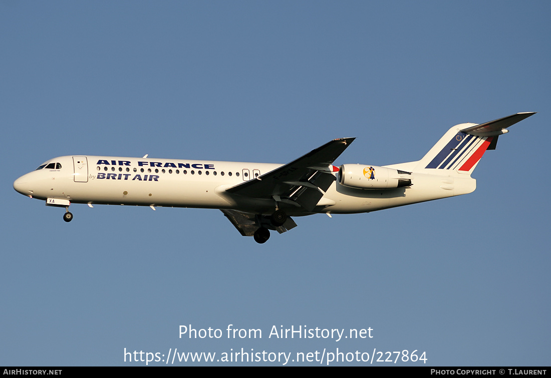 Aircraft Photo of F-GPXA | Fokker 100 (F28-0100) | Air France | AirHistory.net #227864