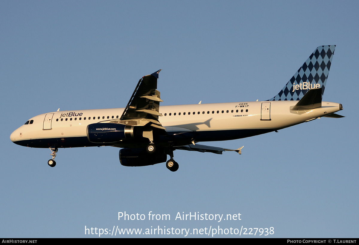 Aircraft Photo of F-WWIP | Airbus A320-232 | JetBlue Airways | AirHistory.net #227938