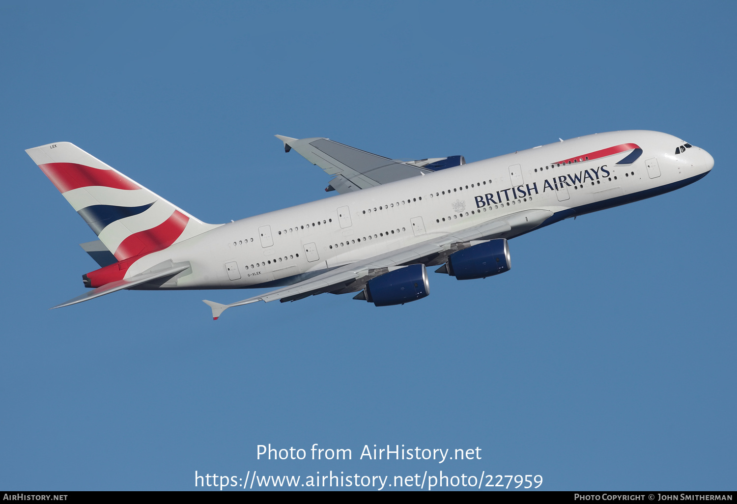 Aircraft Photo of G-XLEK | Airbus A380-841 | British Airways | AirHistory.net #227959