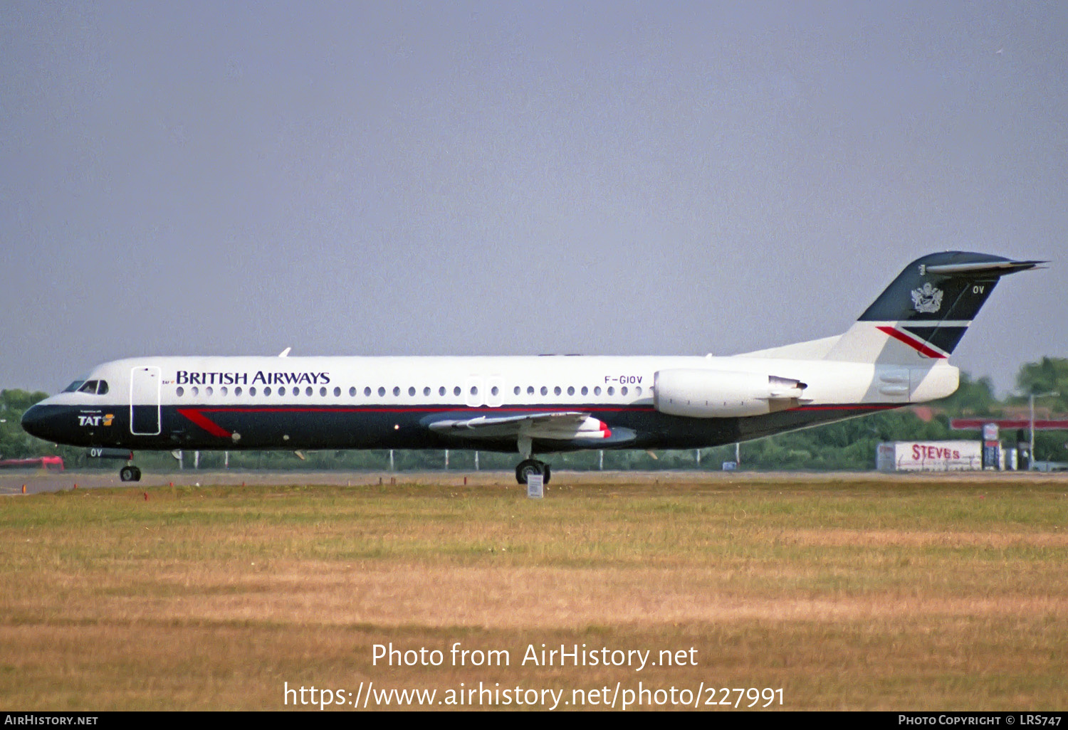 Aircraft Photo of F-GIOV | Fokker 100 (F28-0100) | British Airways | AirHistory.net #227991