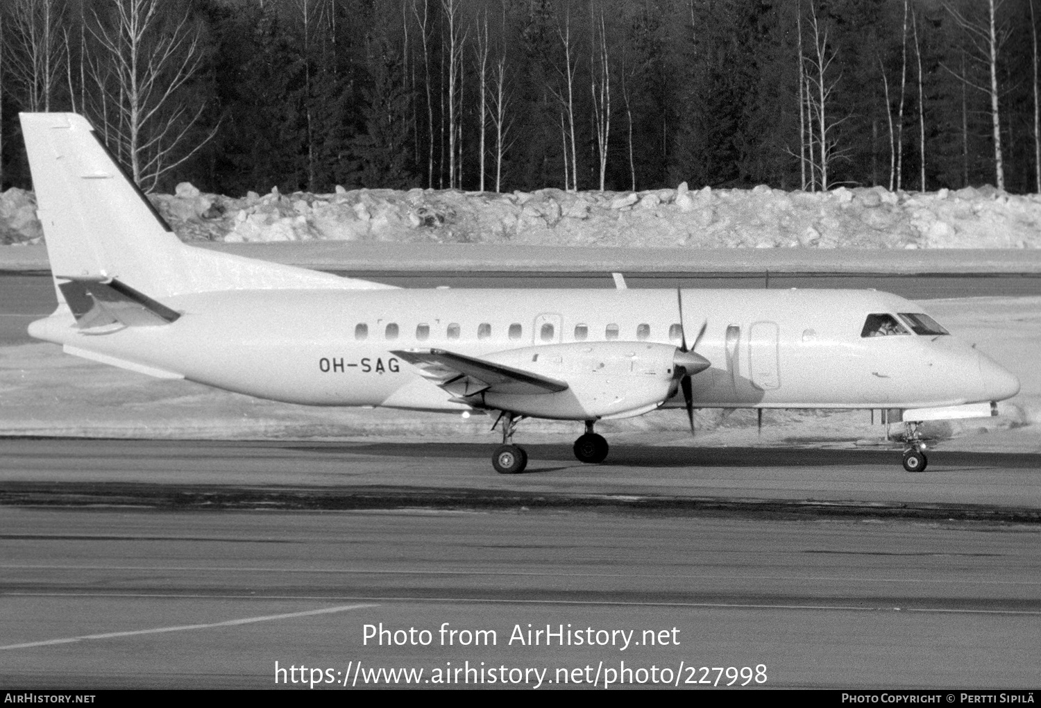 Aircraft Photo of OH-SAG | Saab-Fairchild SF-340A | Air Botnia | AirHistory.net #227998