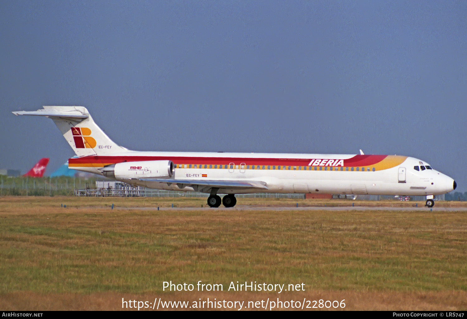 Aircraft Photo of EC-FEY | McDonnell Douglas MD-87 (DC-9-87) | Iberia | AirHistory.net #228006