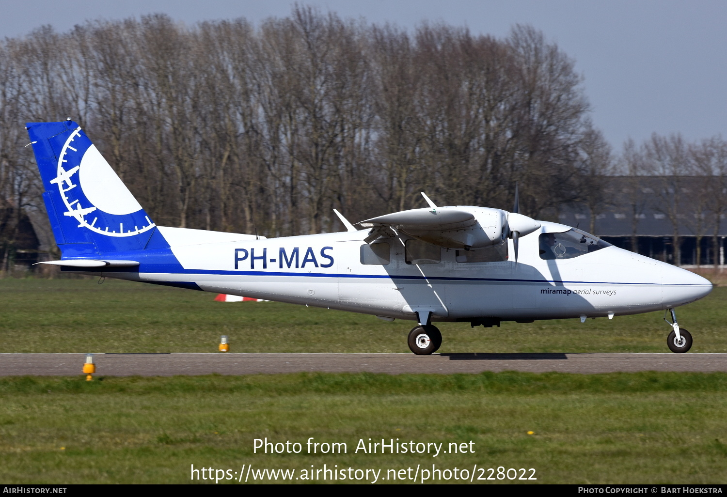 Aircraft Photo of PH-MAS | Partenavia P-68C-TC | Miramap Aerial Surveys | AirHistory.net #228022