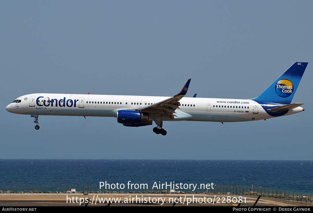 Aircraft Photo of D-ABOC | Boeing 757-330 | Condor Flugdienst | AirHistory.net #228081