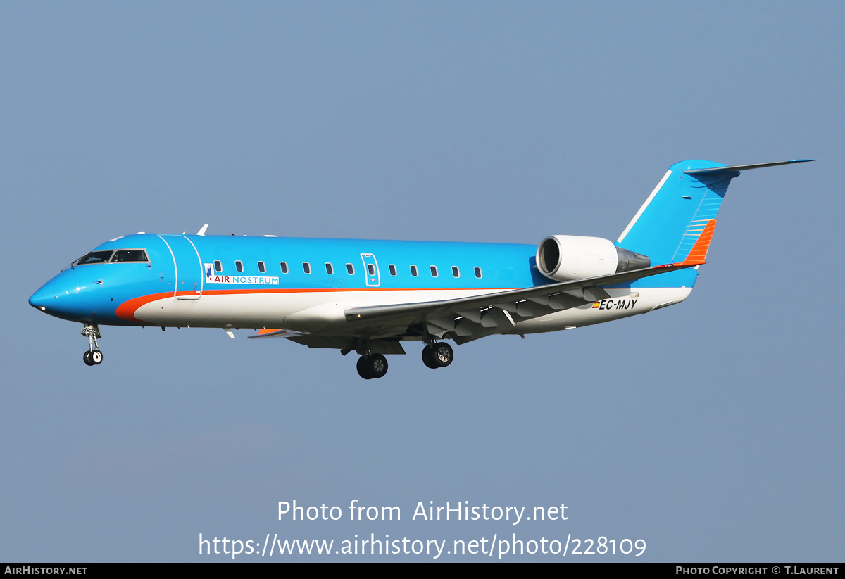 Aircraft Photo of EC-MJY | Bombardier CRJ-200ER (CL-600-2B19) | Air Nostrum | AirHistory.net #228109