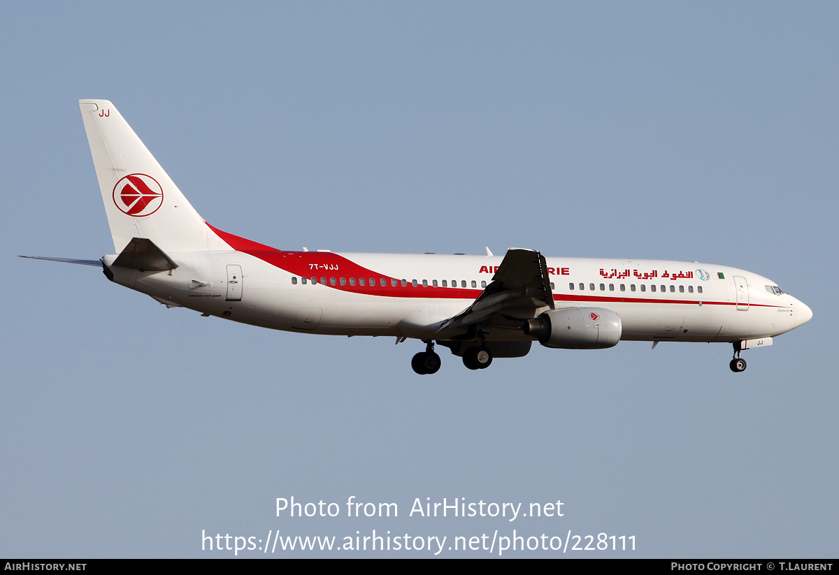 Aircraft Photo of 7T-VJJ | Boeing 737-8D6 | Air Algérie | AirHistory.net #228111