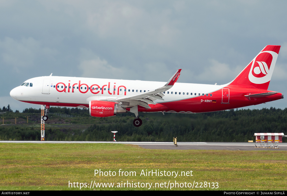 Aircraft Photo of D-ABNY | Airbus A320-214 | Air Berlin | AirHistory.net #228133