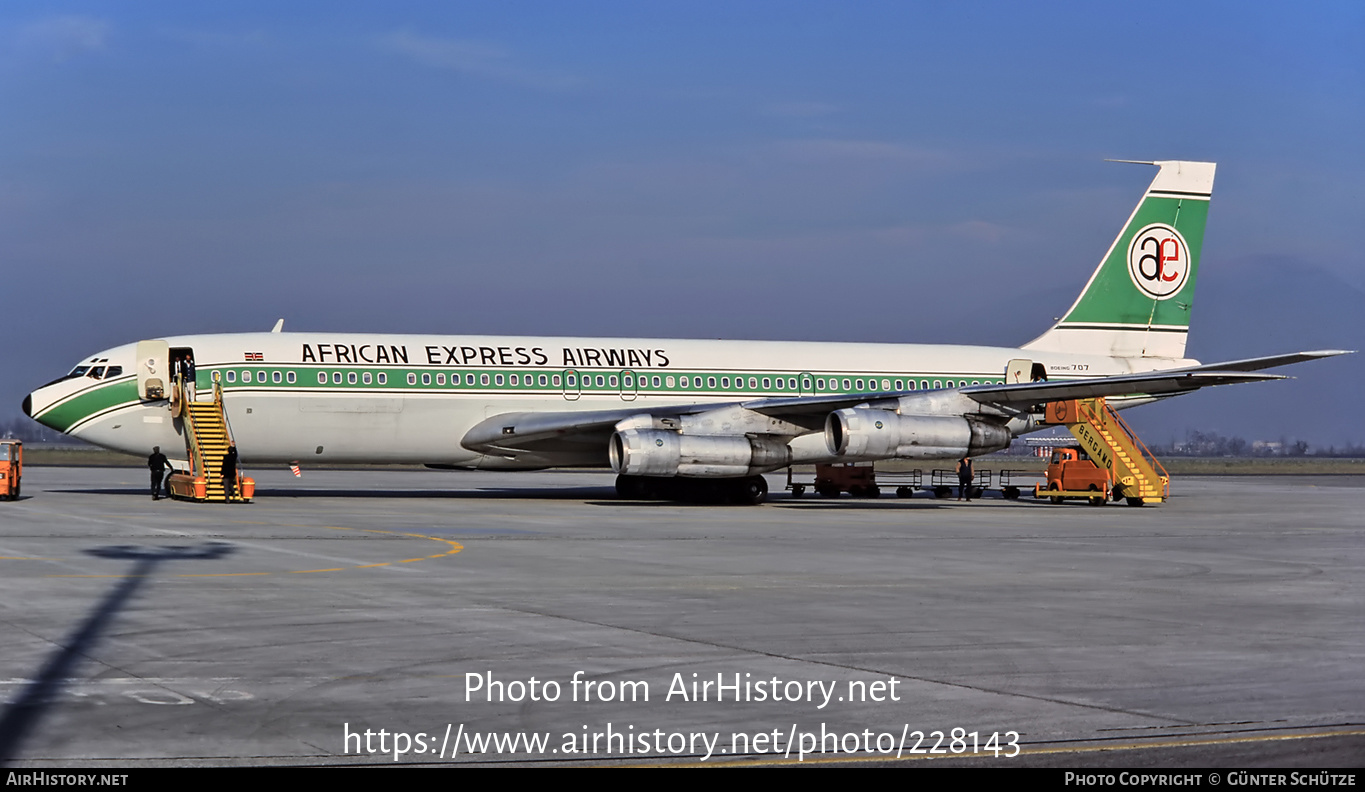 Aircraft Photo of 5Y-AXC | Boeing 707-351C | African Express Airways | AirHistory.net #228143