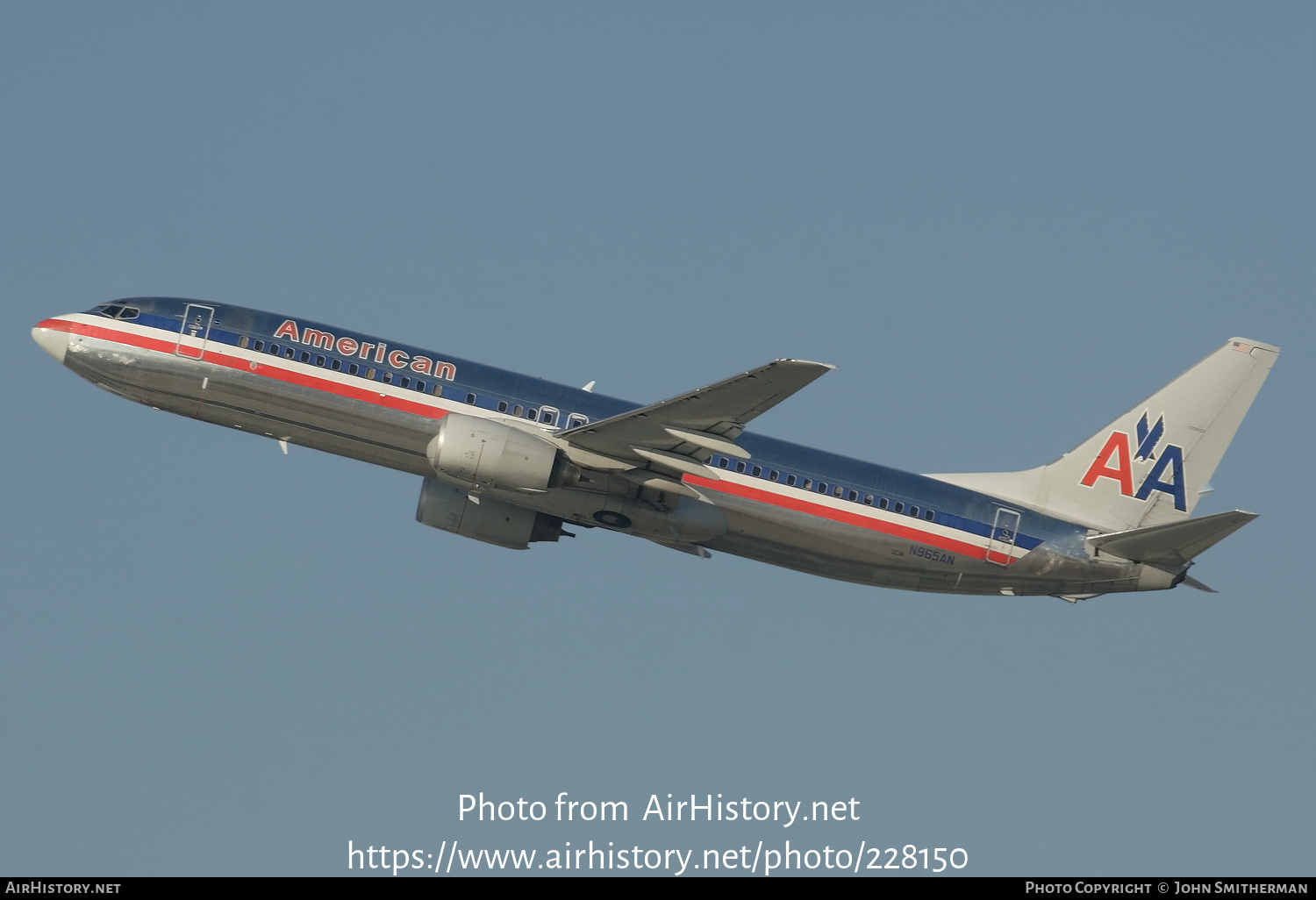 Aircraft Photo of N965AN | Boeing 737-823 | American Airlines | AirHistory.net #228150