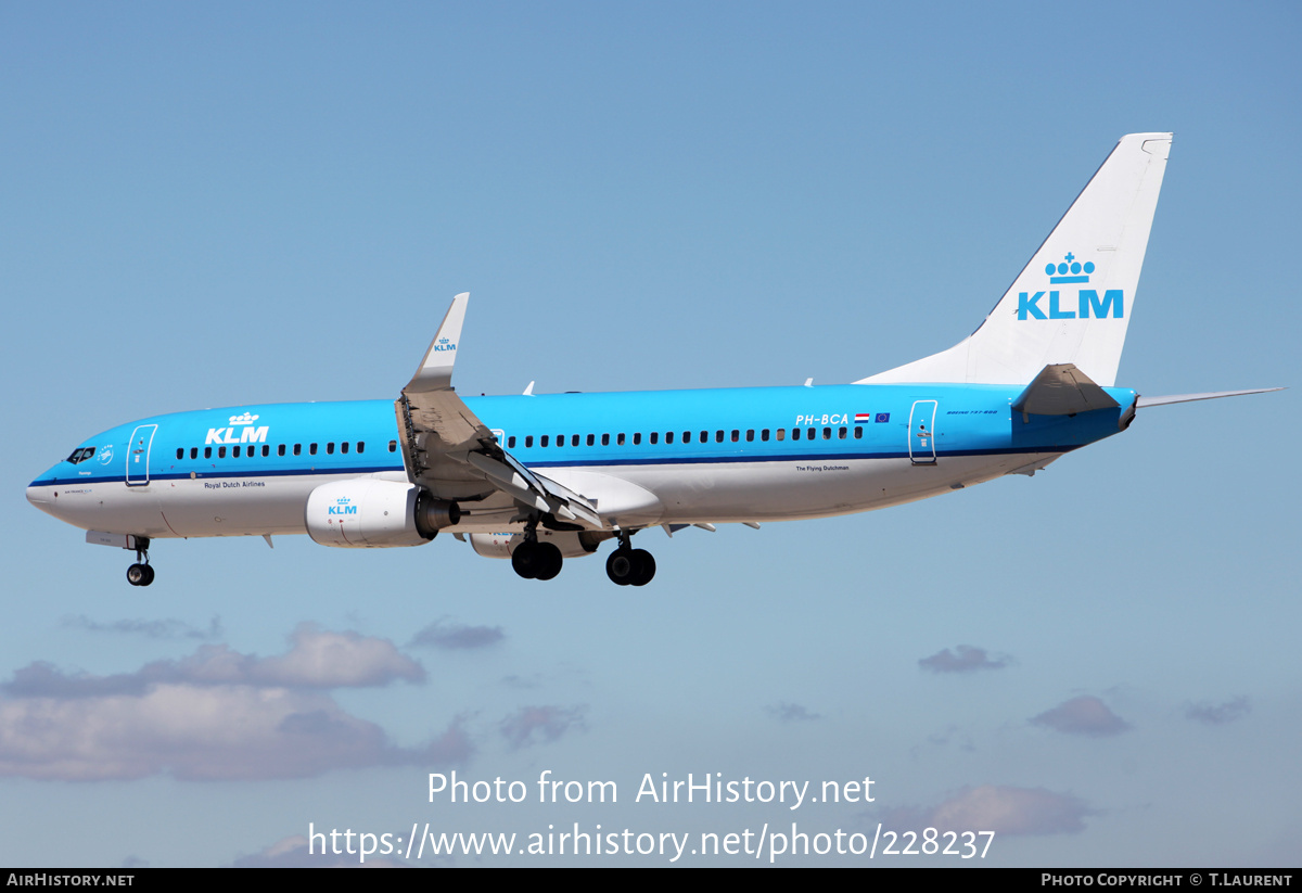 Aircraft Photo of PH-BCA | Boeing 737-8K2 | KLM - Royal Dutch Airlines | AirHistory.net #228237