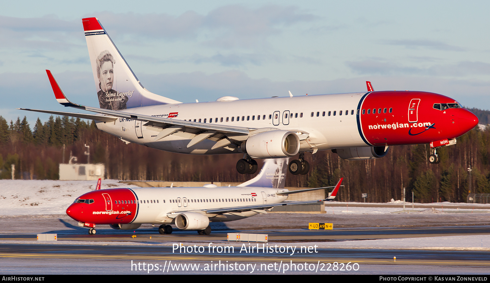 Aircraft Photo of LN-NOH | Boeing 737-86N | Norwegian | AirHistory.net #228260