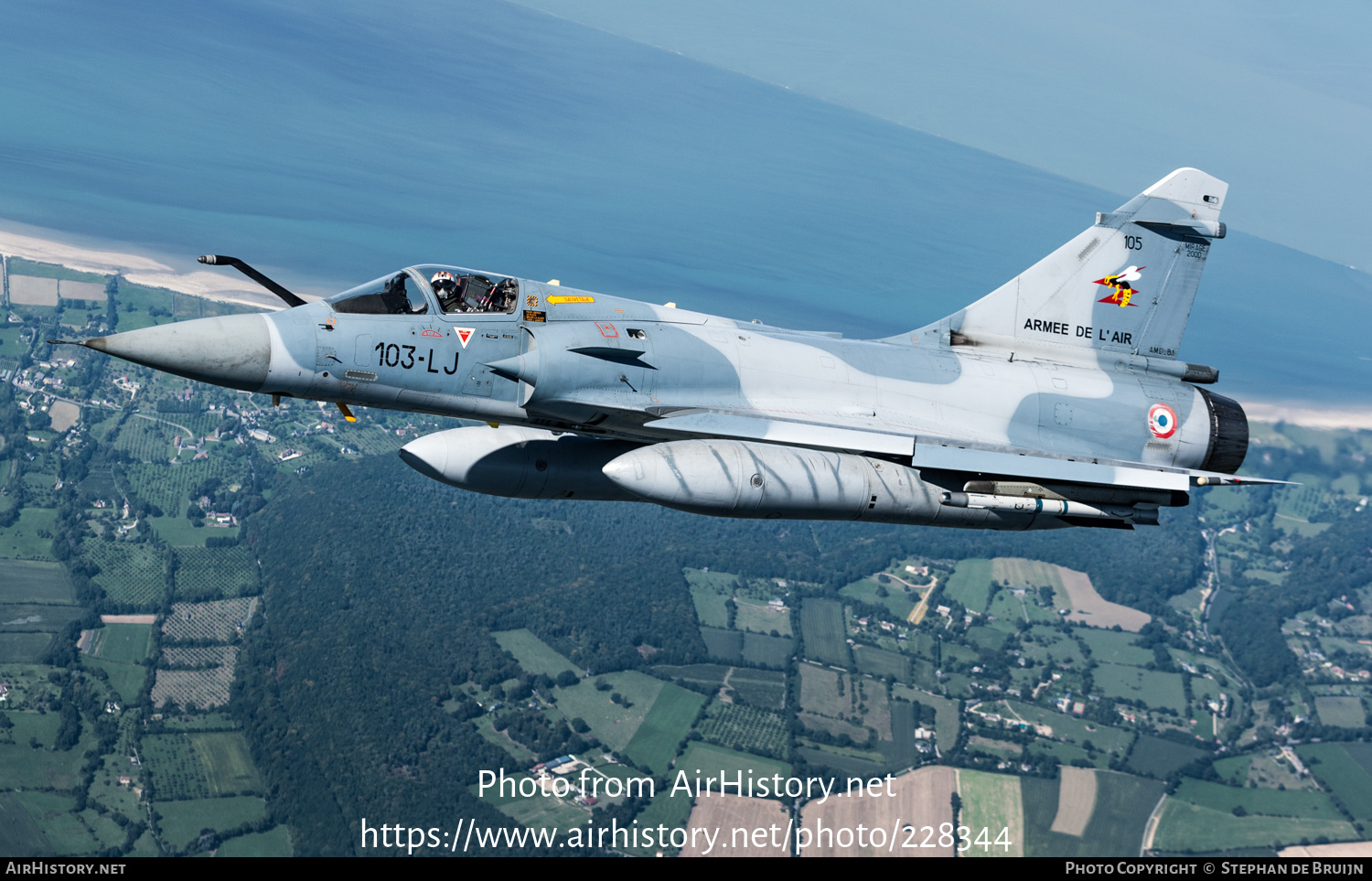 Aircraft Photo of 105 | Dassault Mirage 2000C | France - Air Force | AirHistory.net #228344