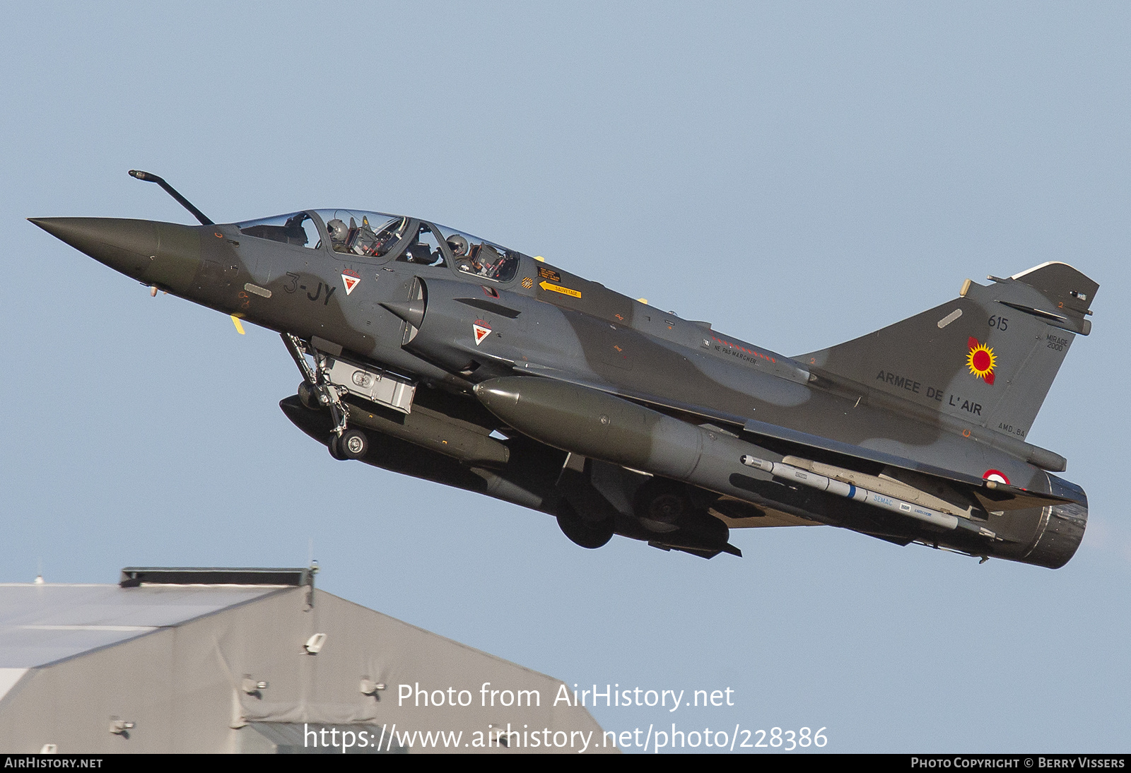 Aircraft Photo of 615 | Dassault Mirage 2000D | France - Air Force | AirHistory.net #228386