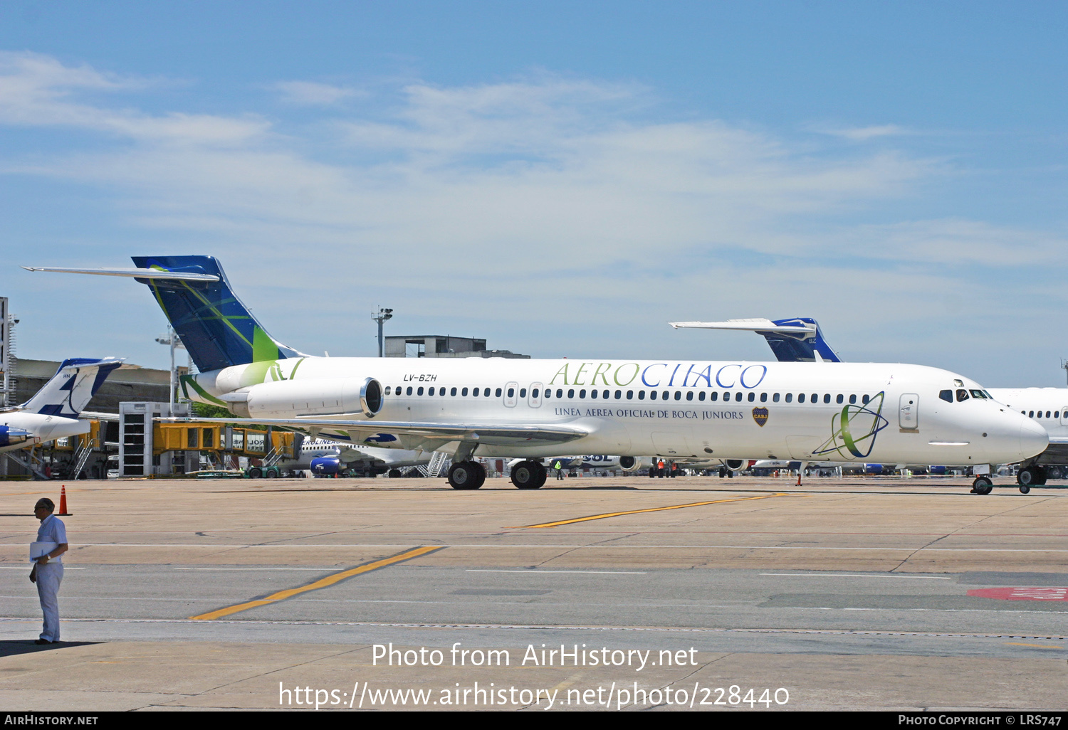 Aircraft Photo of LV-BZH | McDonnell Douglas MD-87 (DC-9-87) | AeroChaco | AirHistory.net #228440