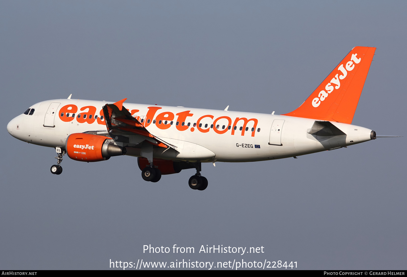 Aircraft Photo of G-EZEG | Airbus A319-111 | EasyJet | AirHistory.net #228441