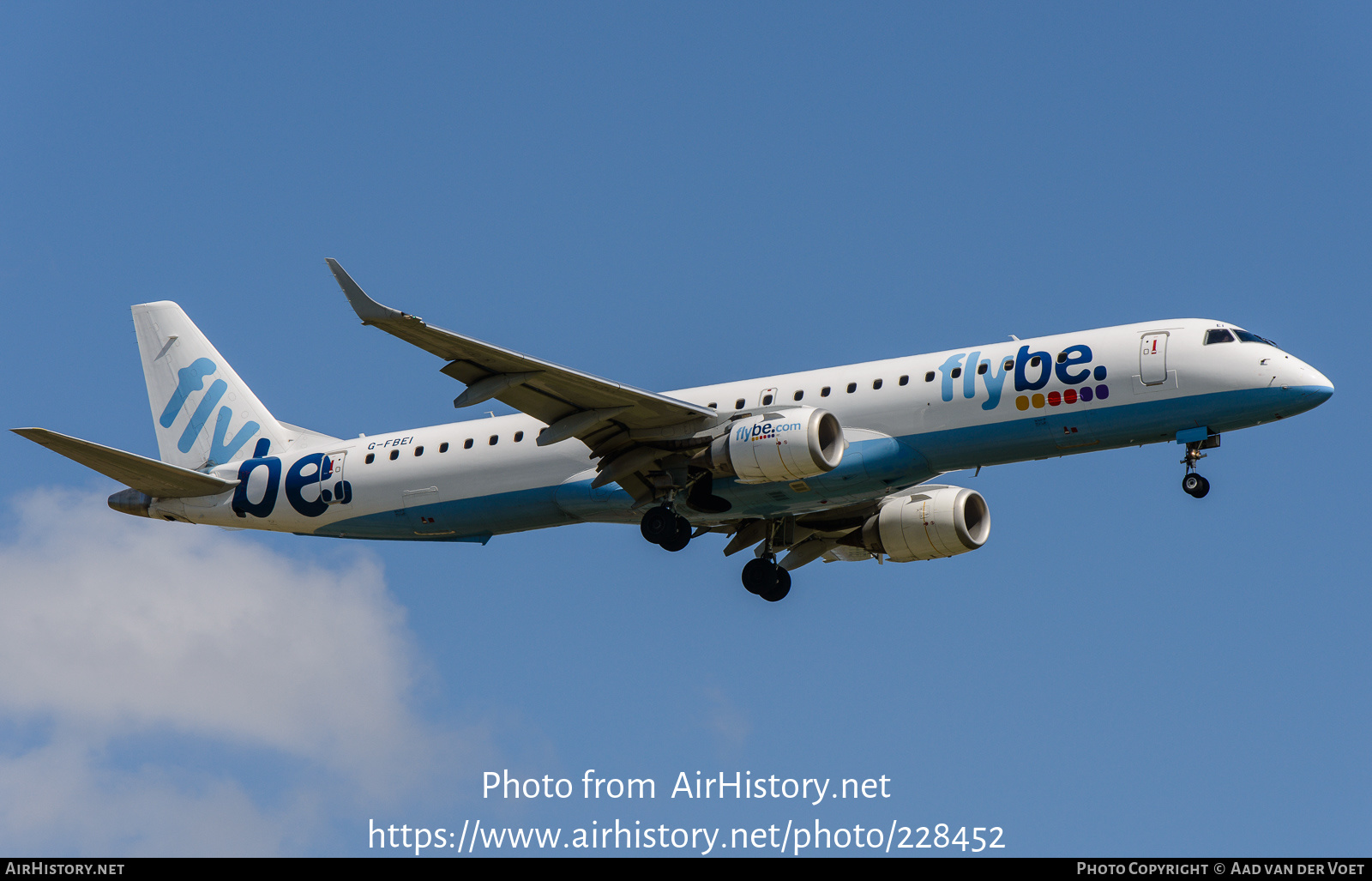 Aircraft Photo of G-FBEI | Embraer 195LR (ERJ-190-200LR) | Flybe | AirHistory.net #228452